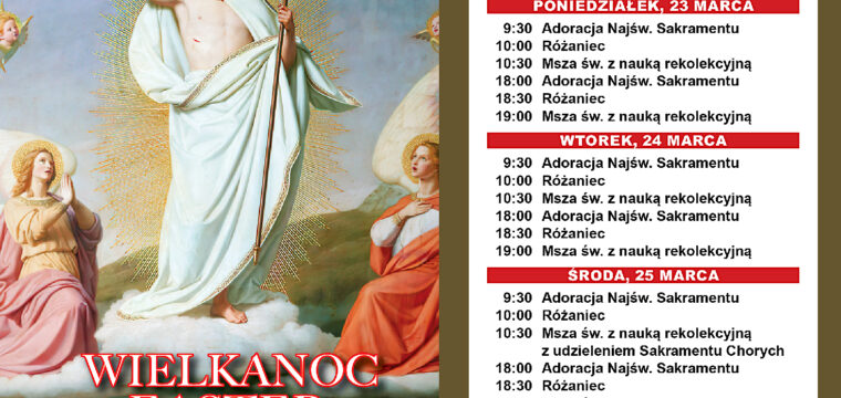 Rekolekcje Wielko Postne